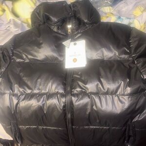 Maya zip-up padded hooded jacket